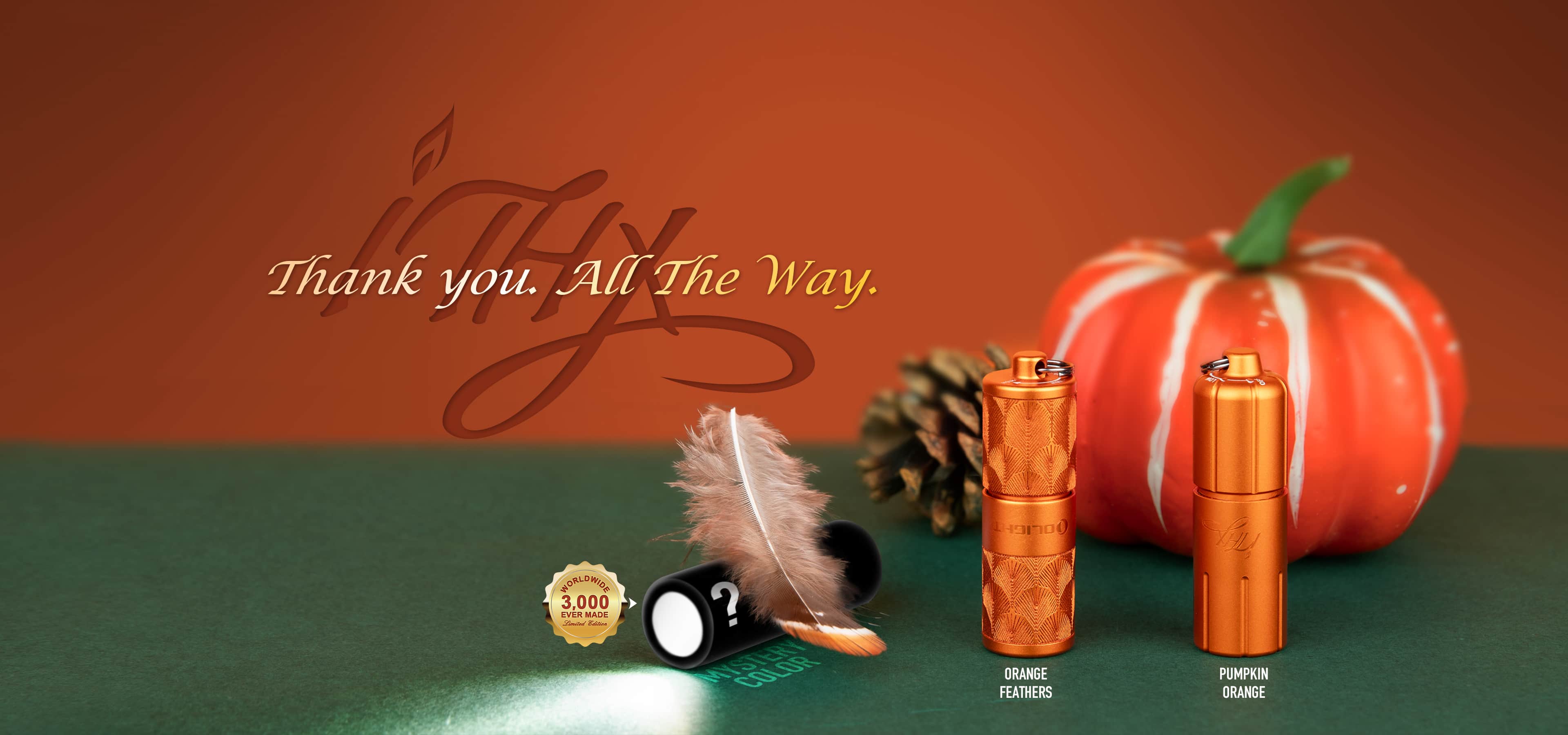 Olight iTHX Pumpkin Orange Keychain Light - Olight Australia