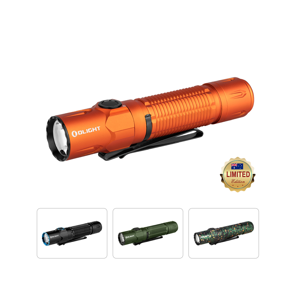 Olight Warrior 3S 2300 Lumens Tactical TorchBlack or Gunmetal Grey