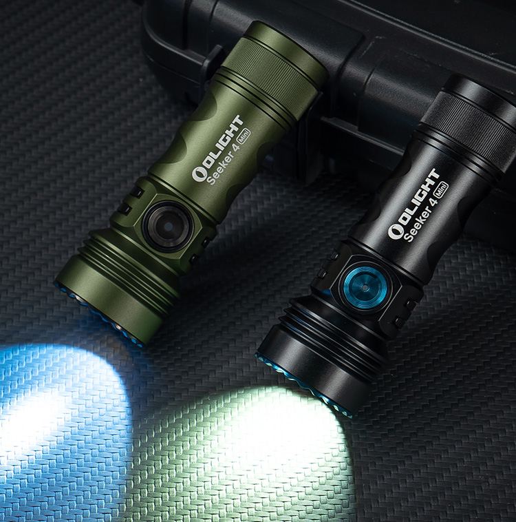 Olight Seeker 4 Mini 1200 Lumens Mini EDC Torch with White & UV