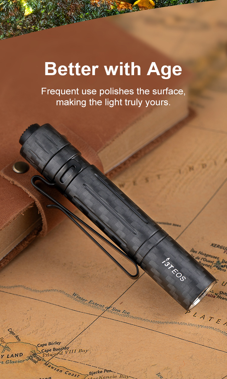 【ラスト一点】Olight i3T EOS カーボンファイバー Amazon.com: OLIGHT I3T EOS 180 Lumens Dual-Output Slim EDC