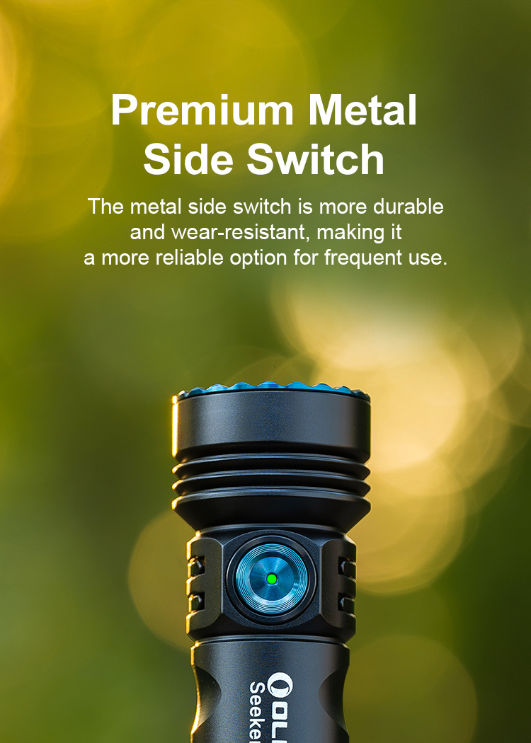 Olight Seeker 4 Mini 1200 Lumens Mini EDC Torch with White & UV