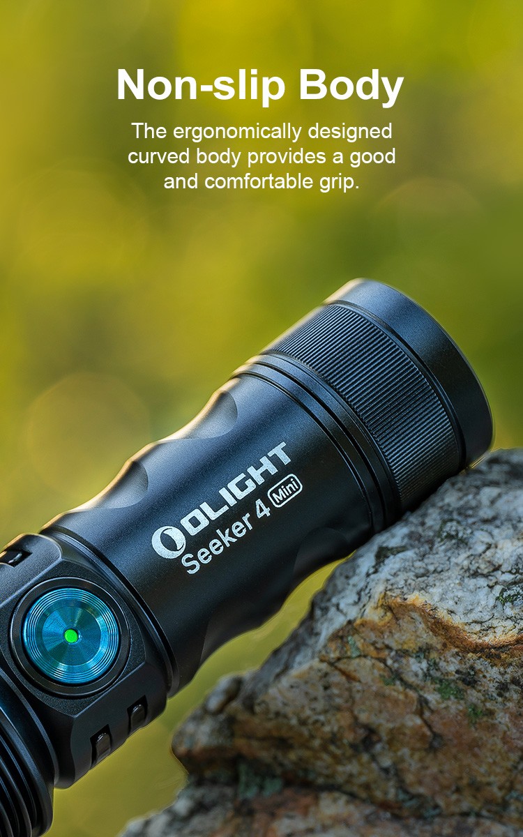 Olight Seeker 4 Mini 1200 Lumens Mini EDC Torch with White & UV