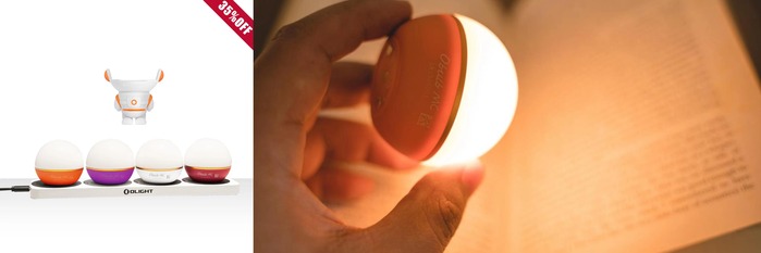 Sunshine Pack contains 4 Oblub MC & Omino White & Obuddy Orange 35% OFF in Olight Feb Flash Sale