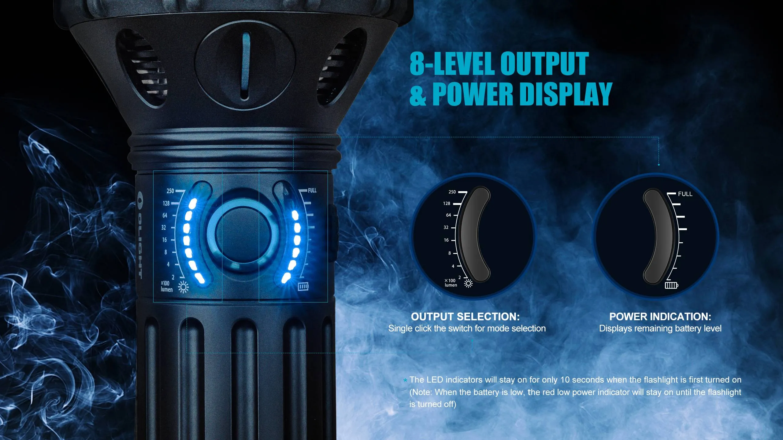 X9R Marauder 2,5000 Lumens Olight Brightest Flashlight - Olight