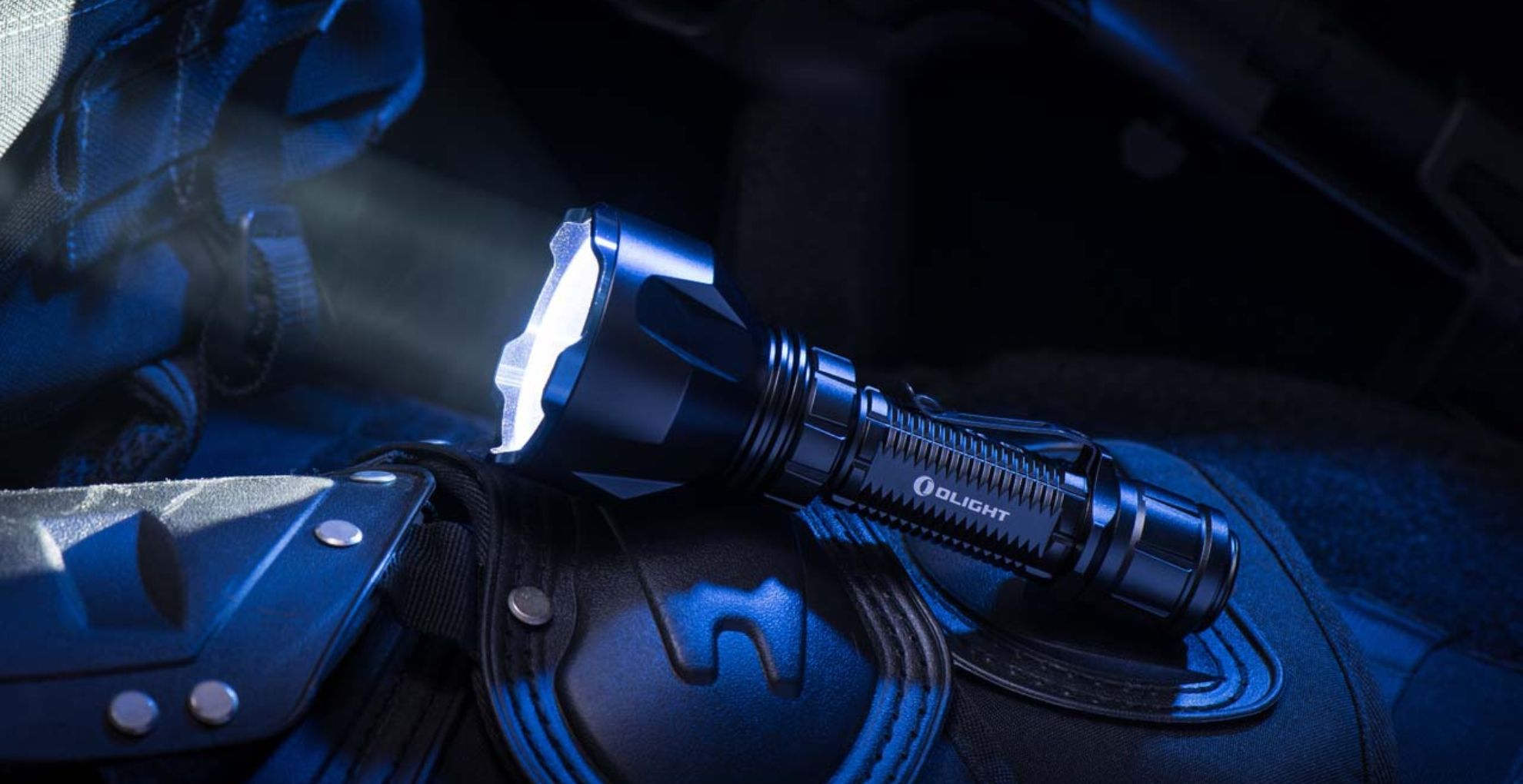 Warrior X Turbo rechargeable tactical LED flashlight